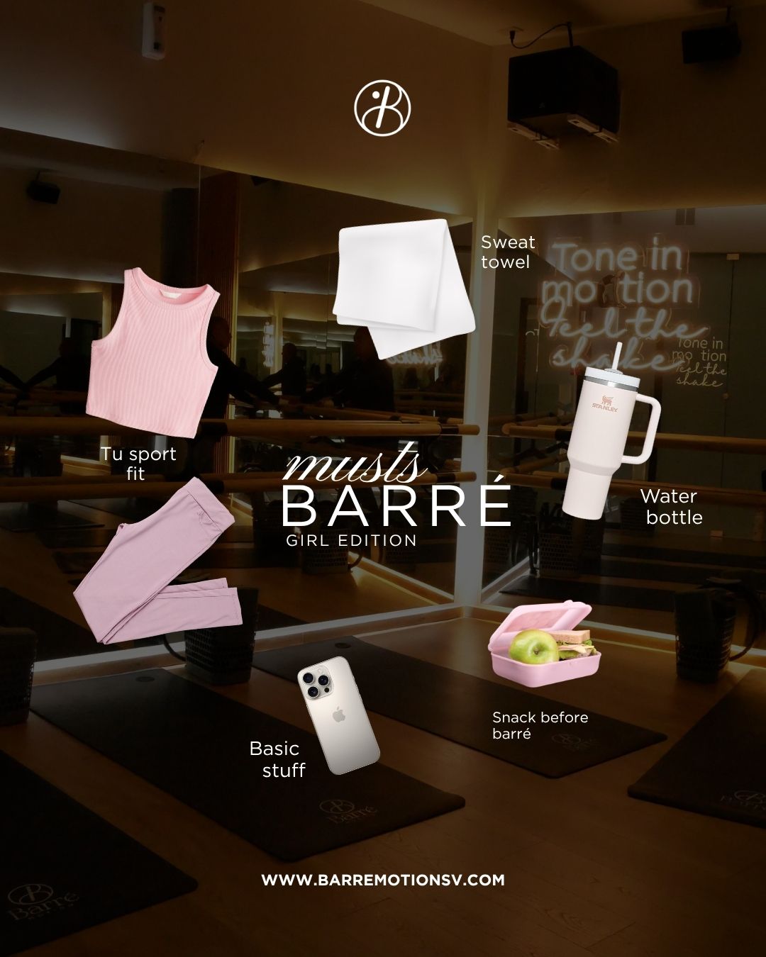 Instagram post created for Barré Motion