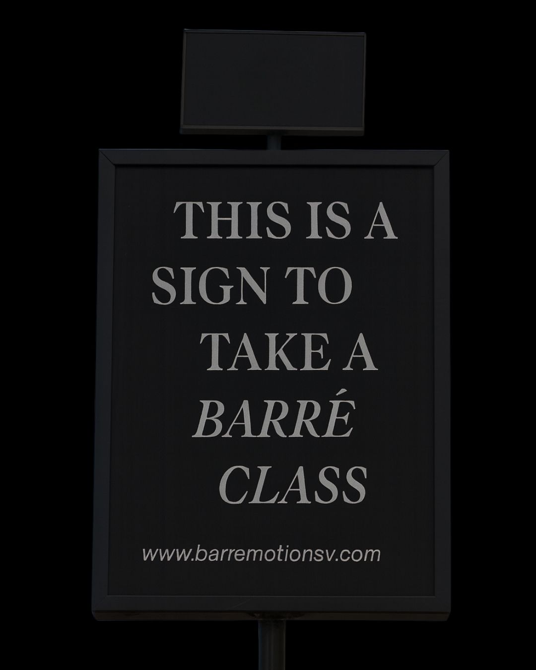 Instagram post created for Barré Motion