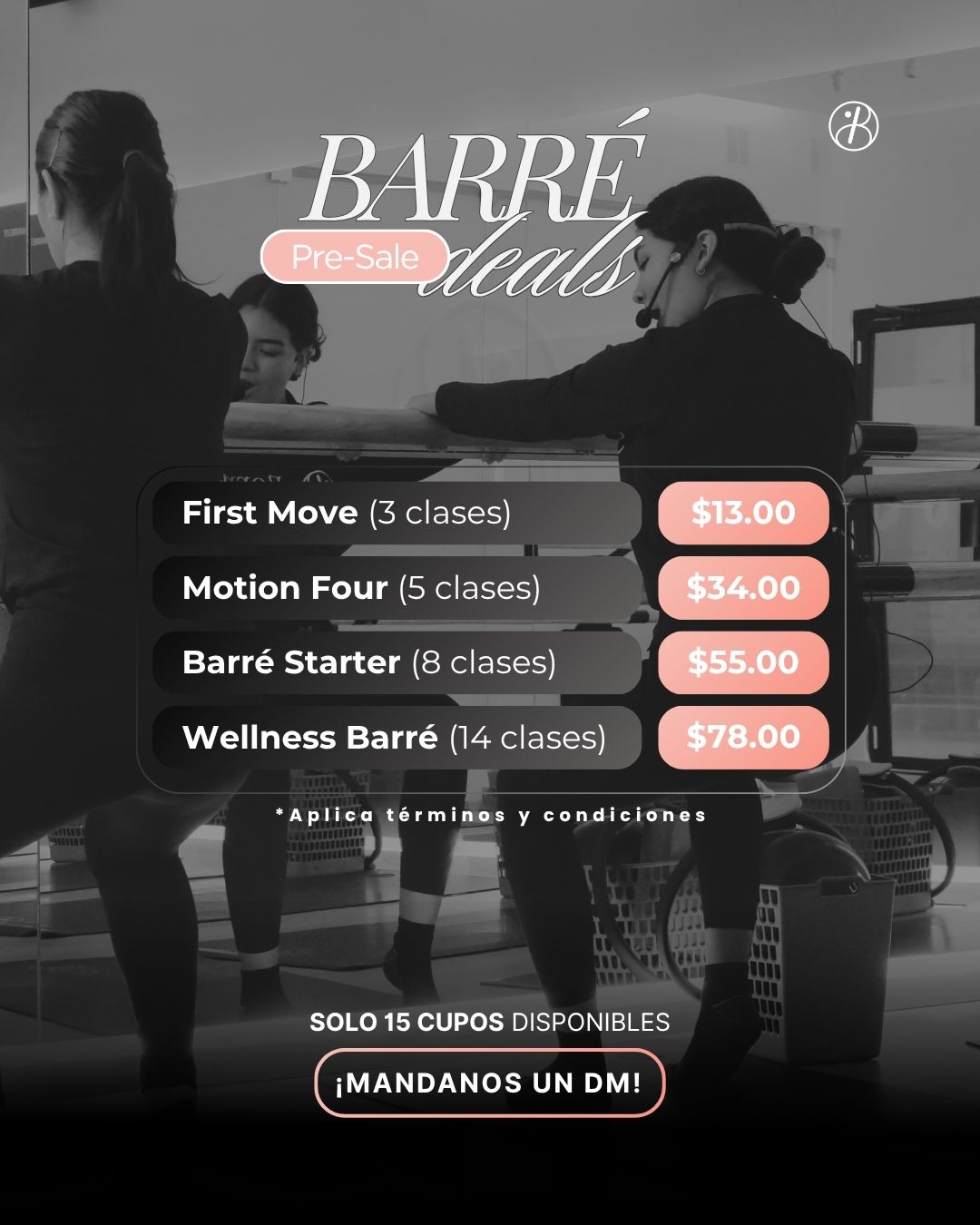 Instagram post created for Barré Motion
