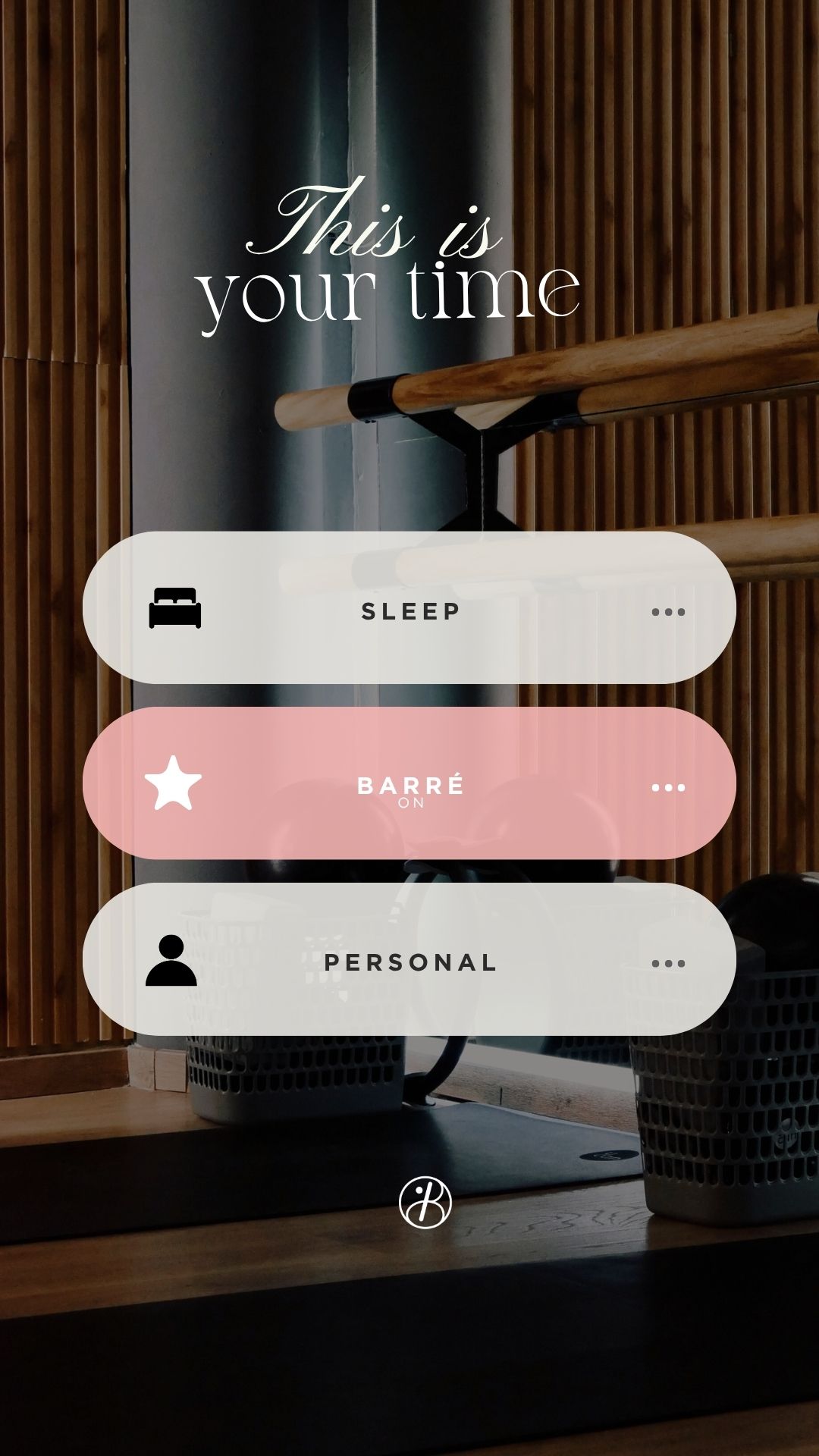 Instagram story created for Barré Motion
