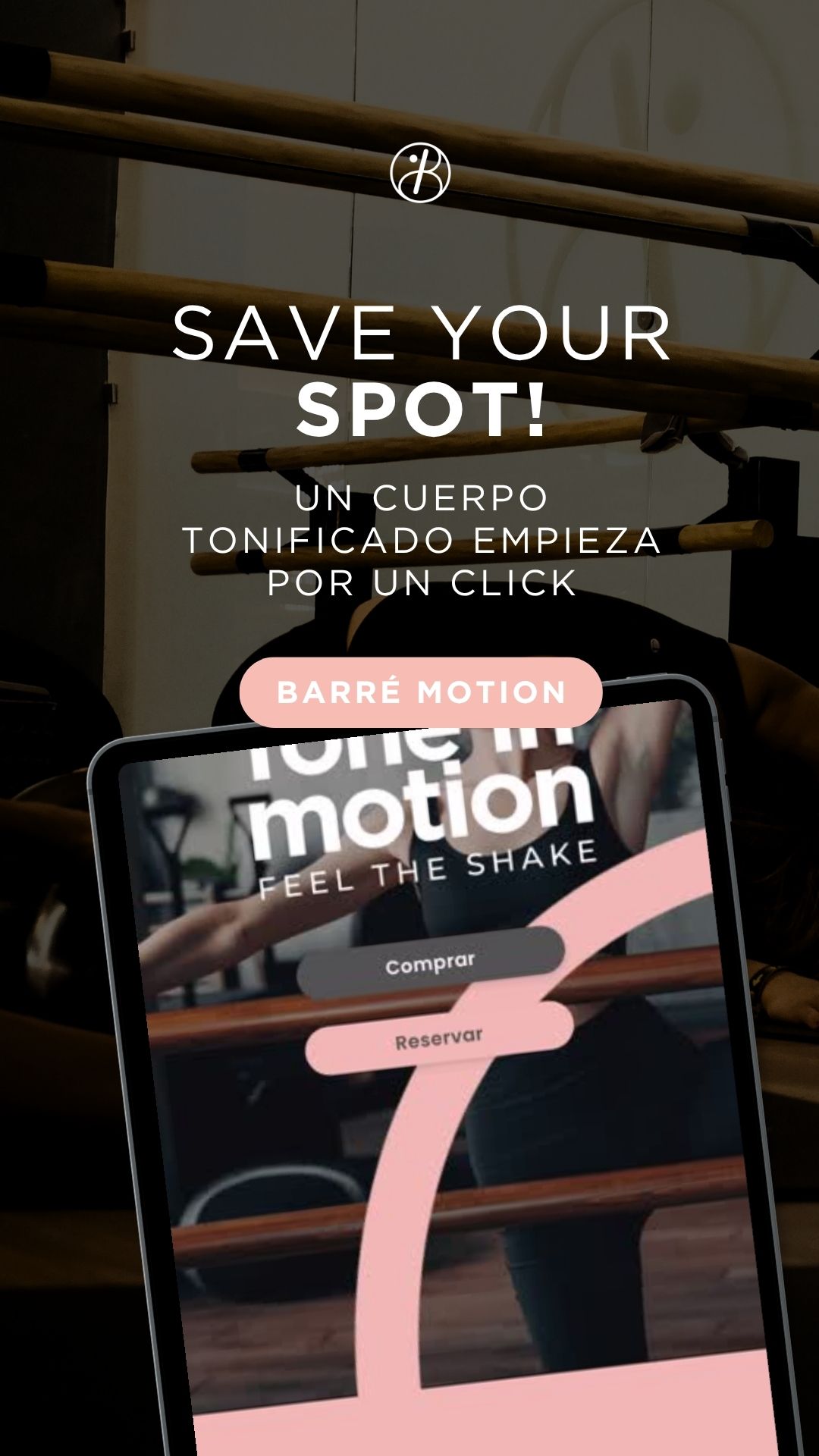 Instagram story created for Barré Motion