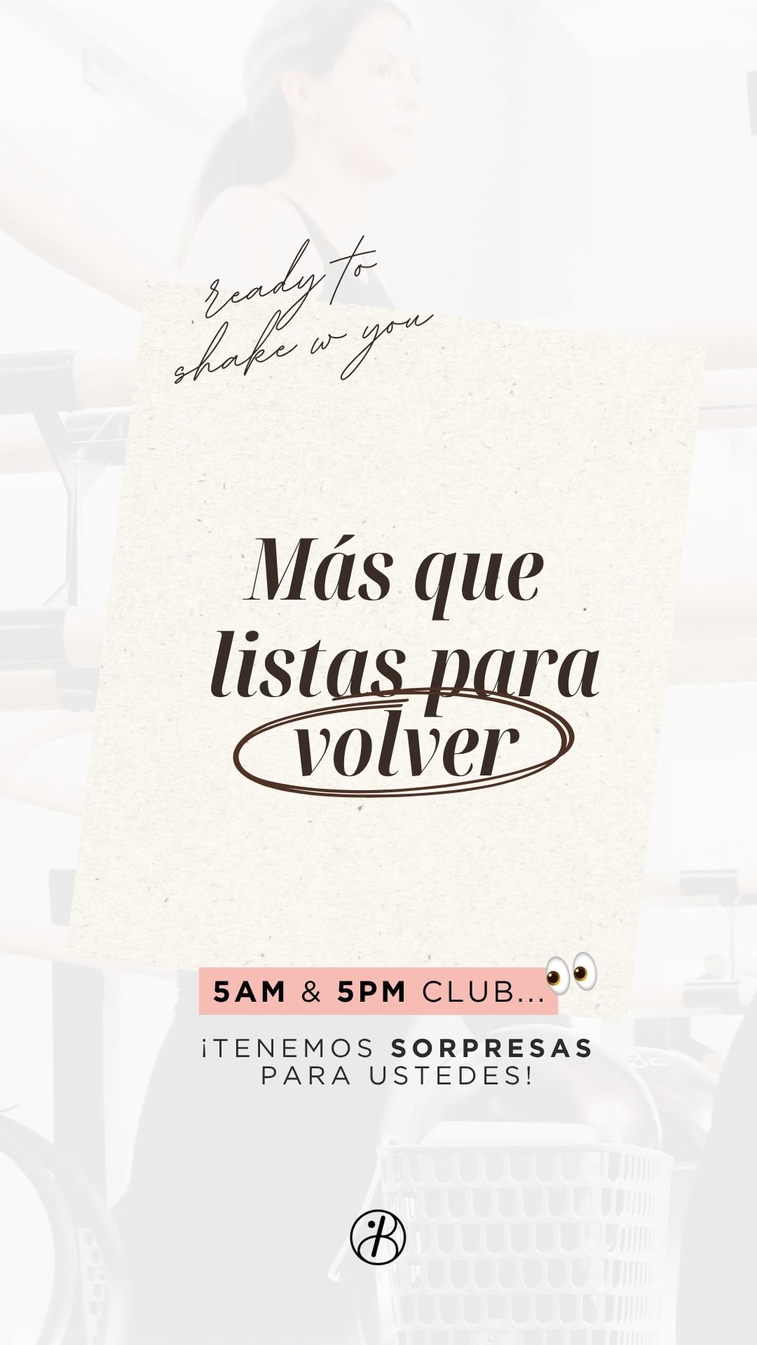 Instagram story created for Barré Motion