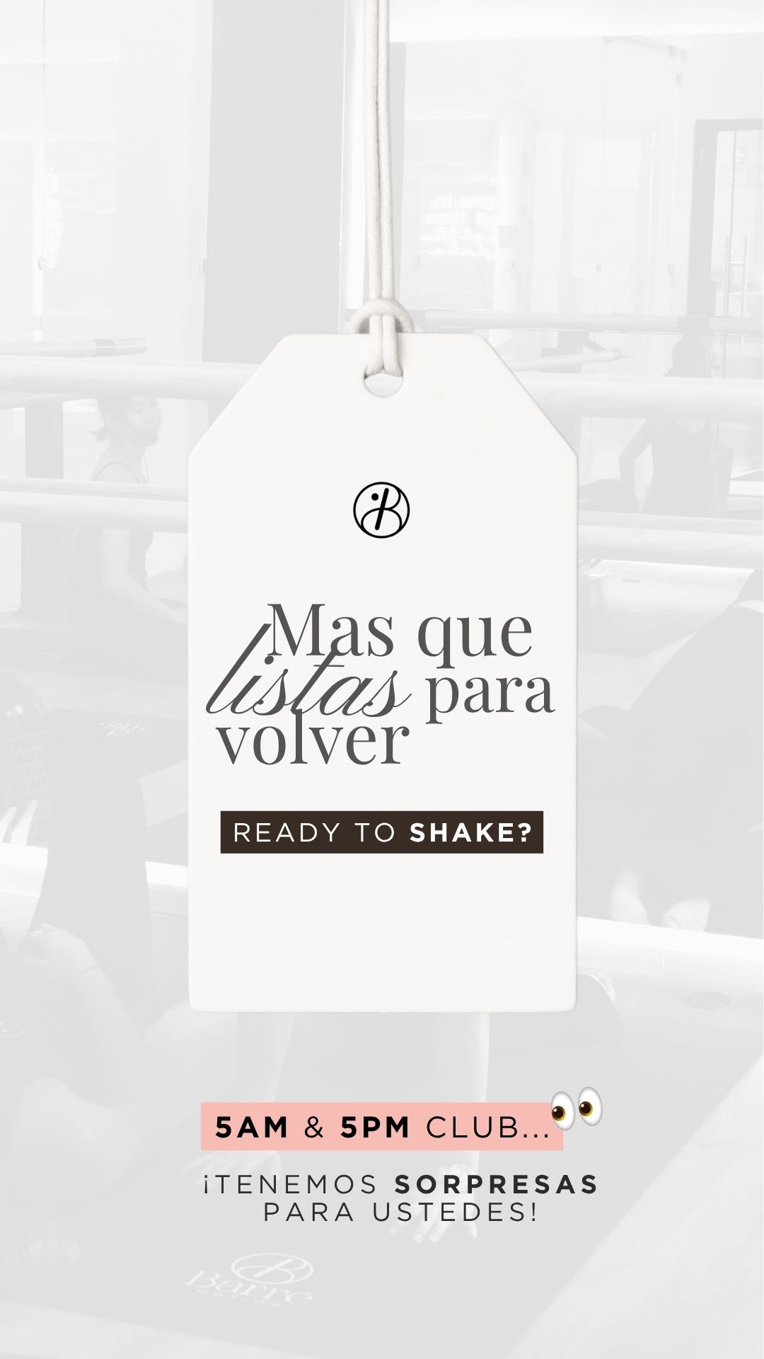 Instagram story created for Barré Motion