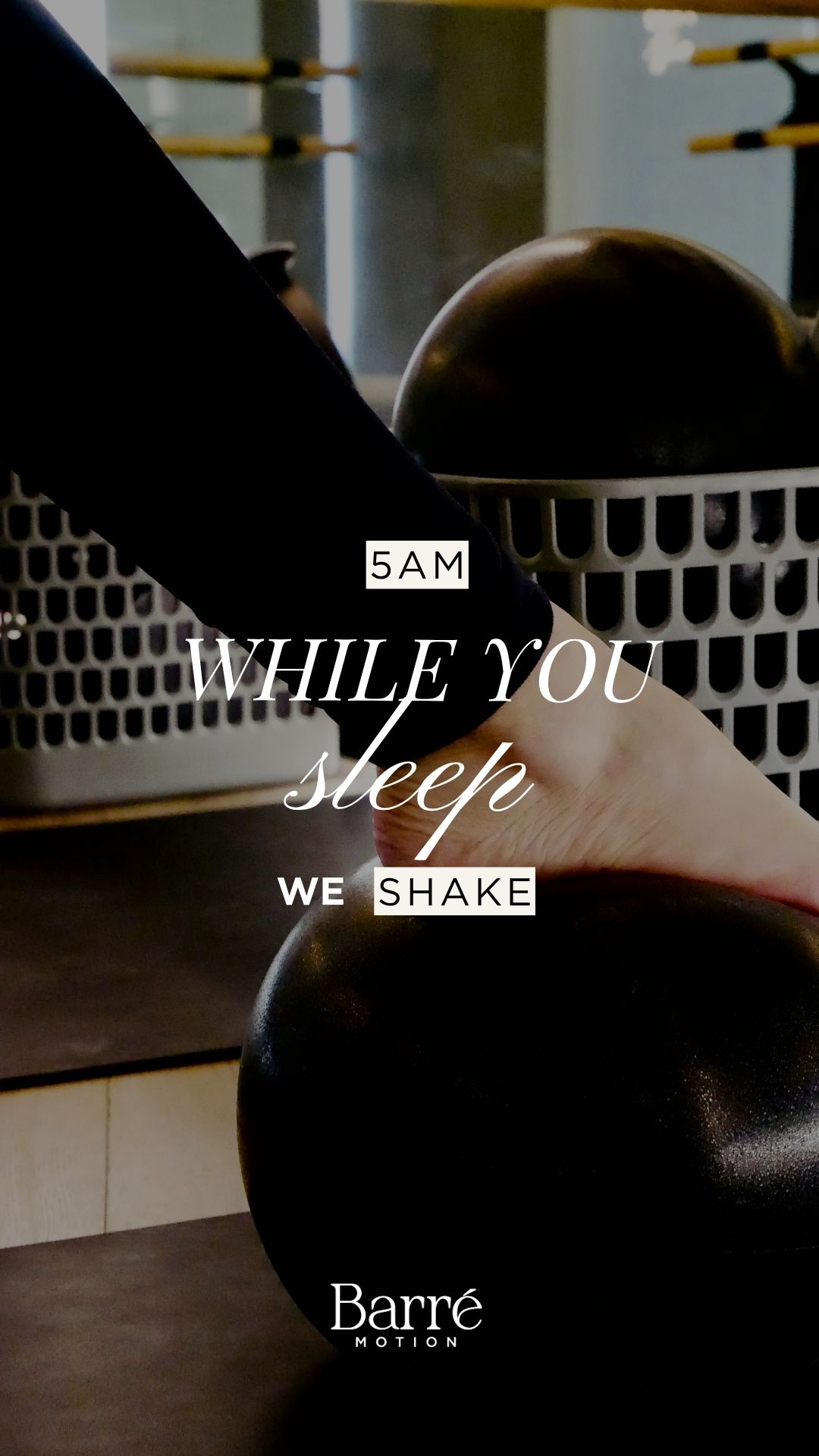 Instagram story created for Barré Motion