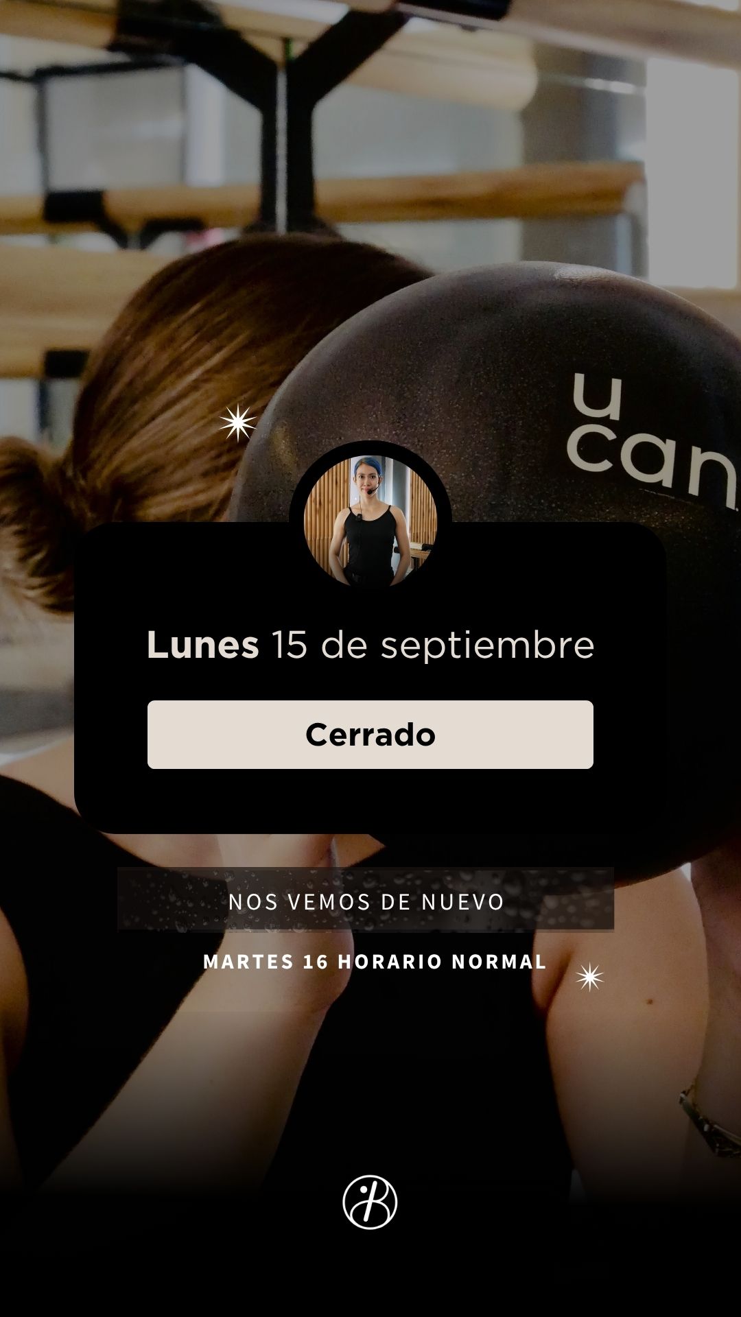 Instagram story created for Barré Motion