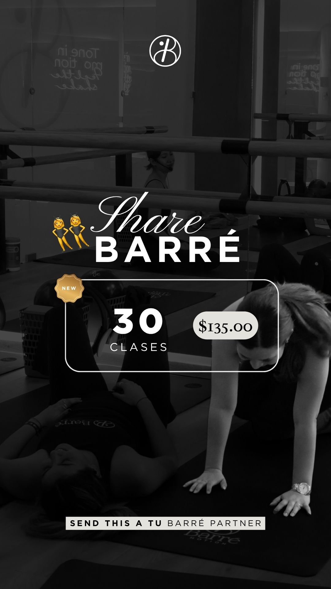 Instagram story created for Barré Motion