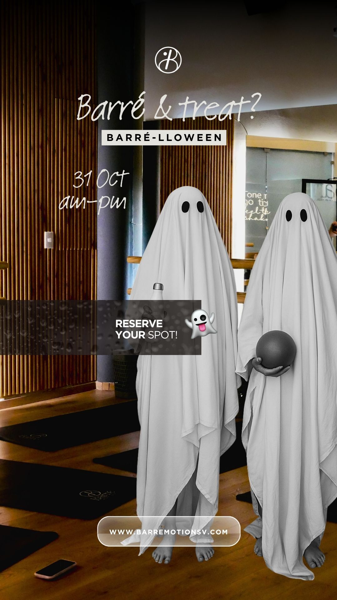 Instagram story created for Barré Motion