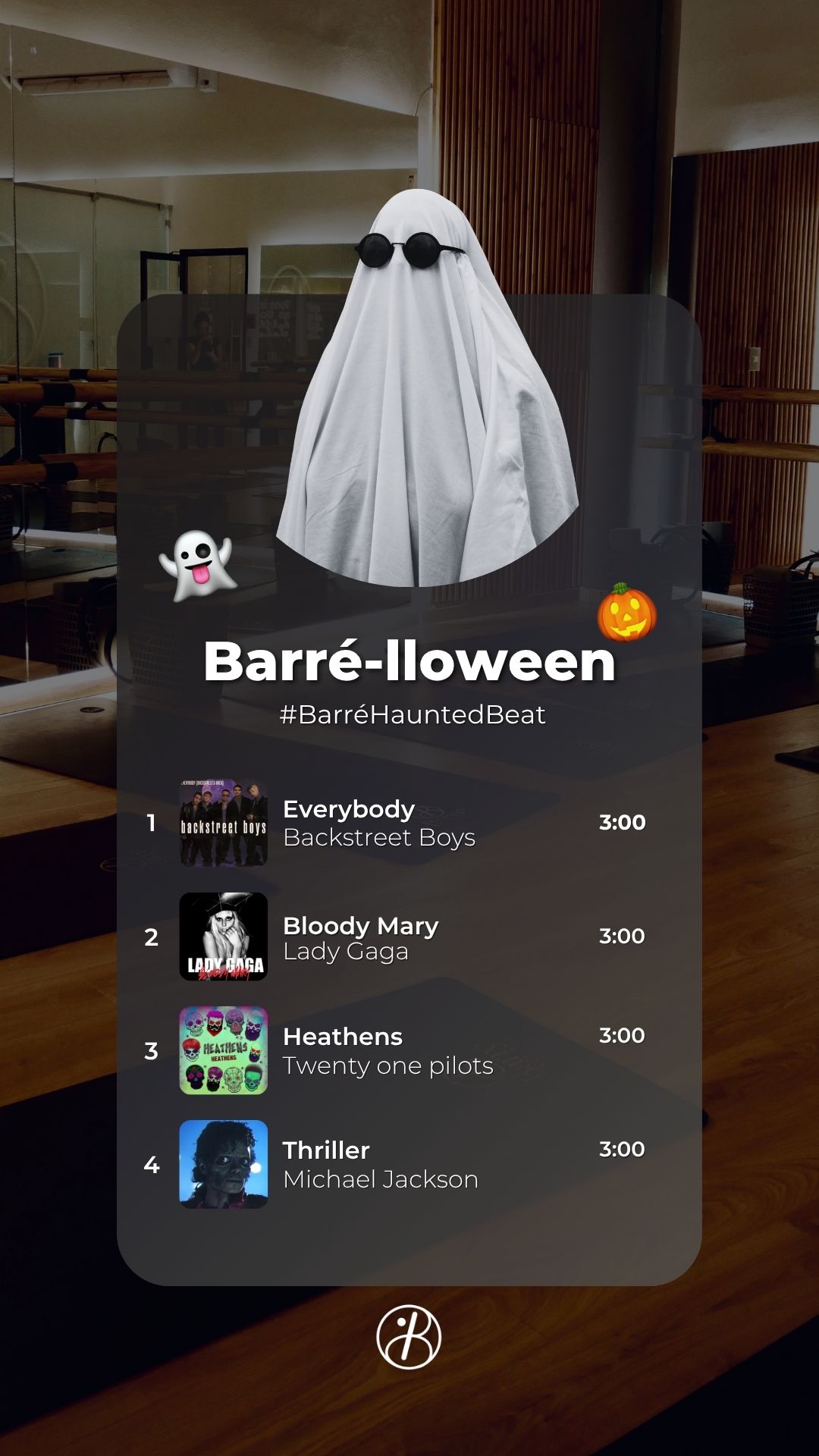 Instagram story created for Barré Motion