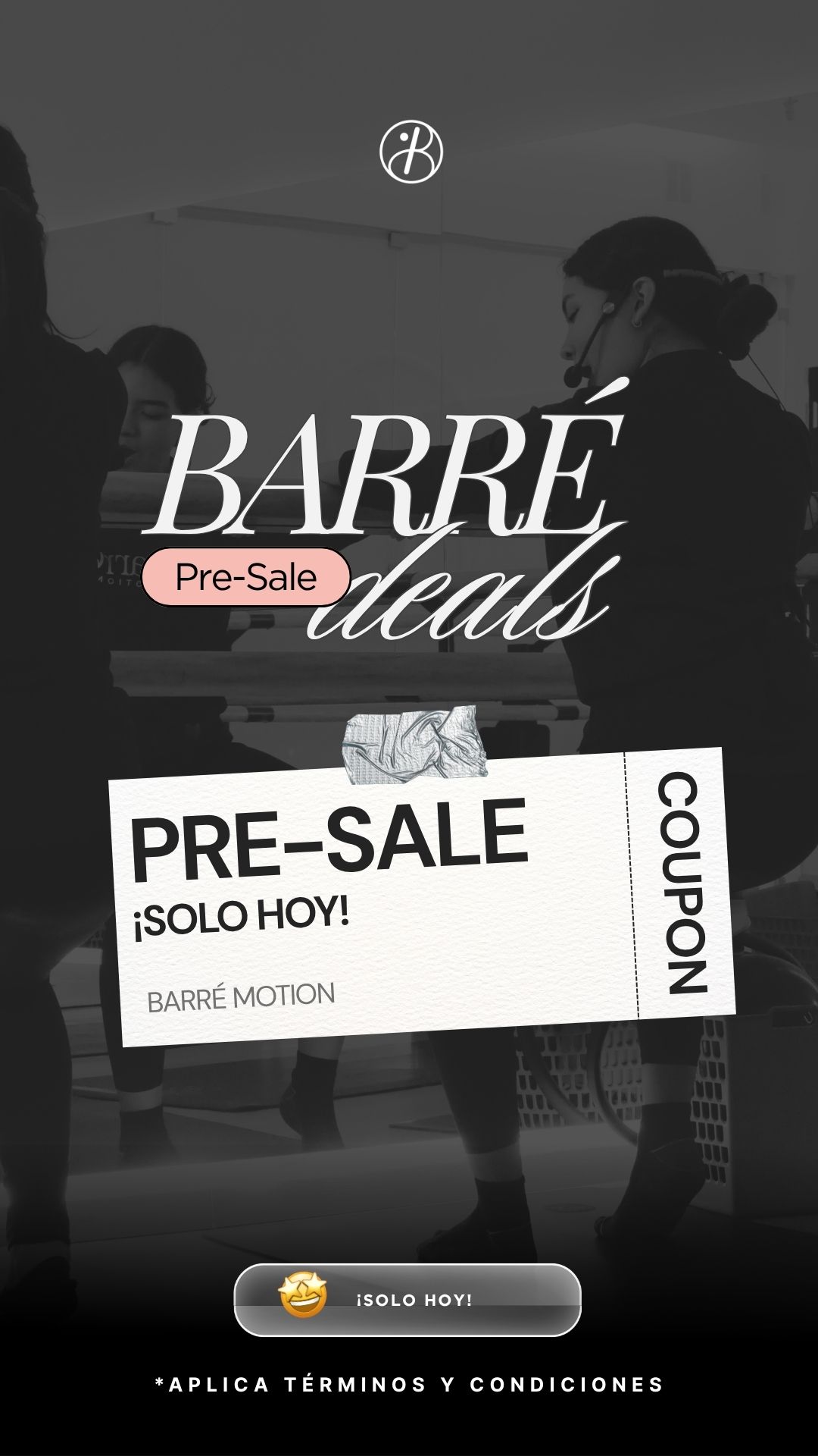 Instagram story created for Barré Motion