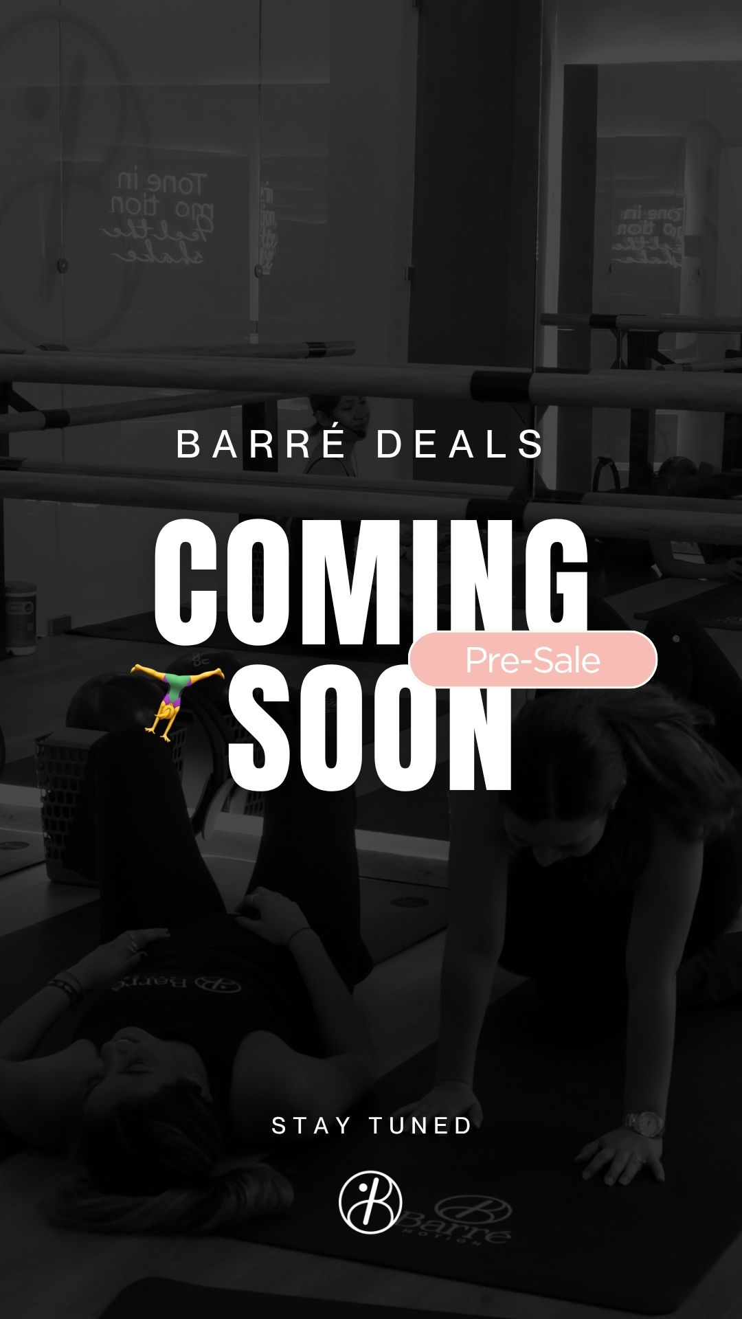 Instagram story created for Barré Motion