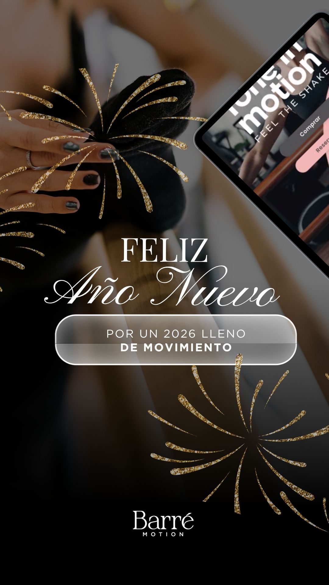 Instagram story created for Barré Motion