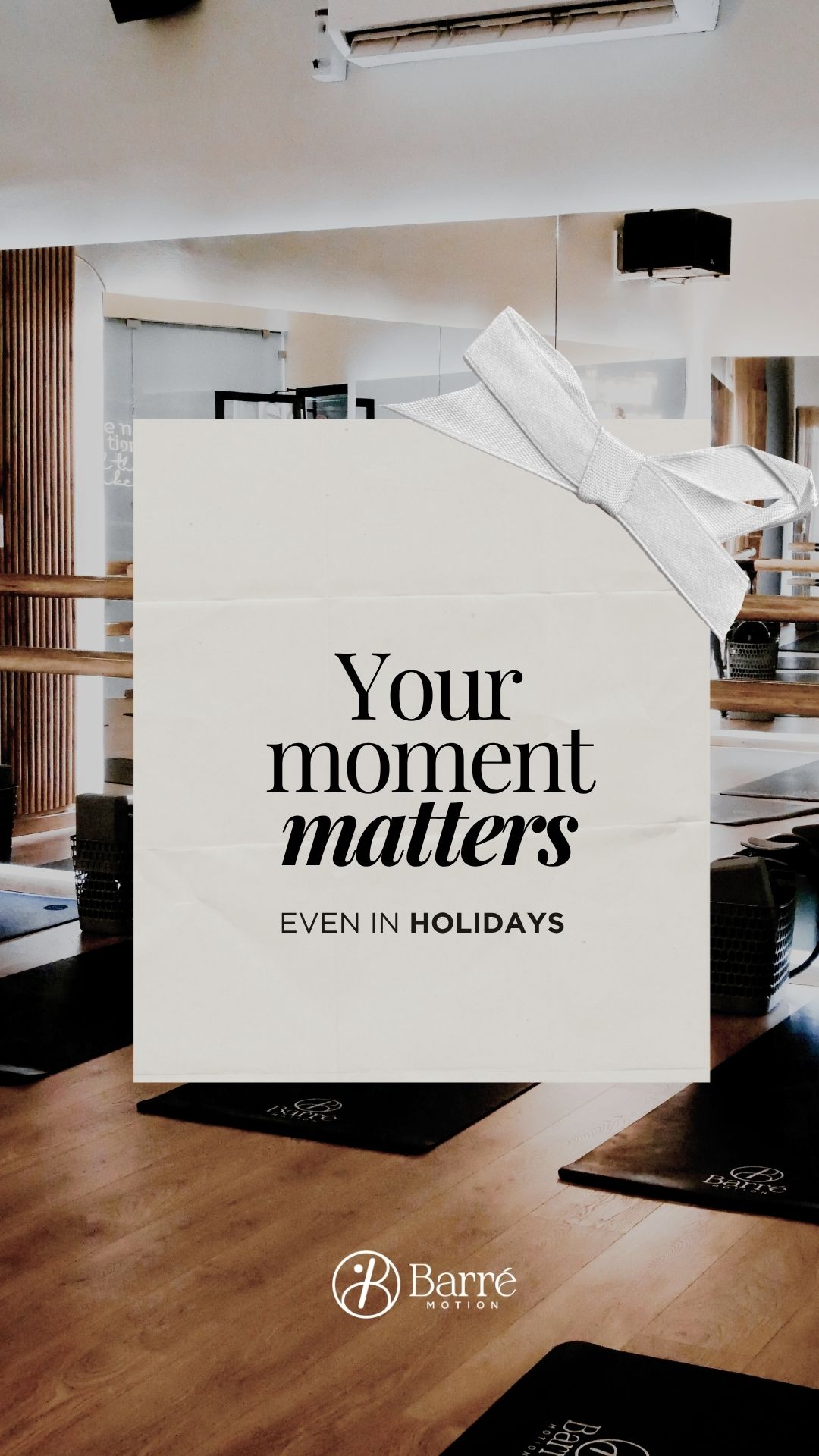 Instagram story created for Barré Motion