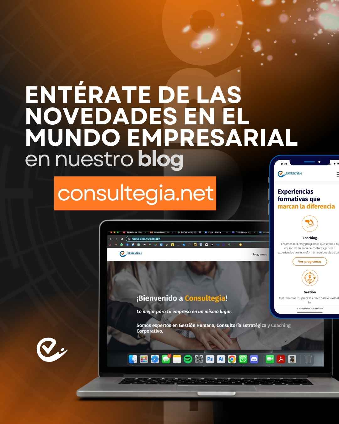 Instagram post created for Consultegia