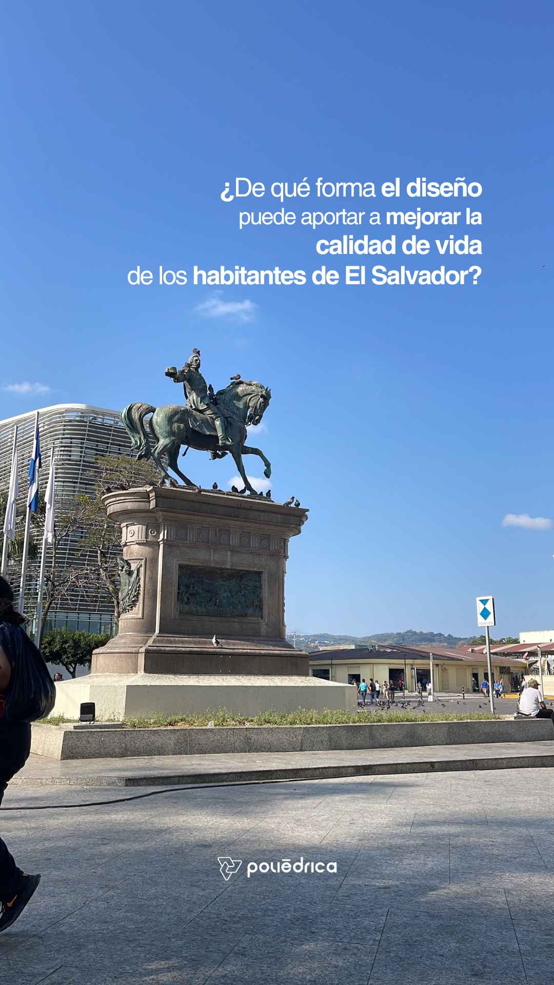 Instagram story created for Poliédrica