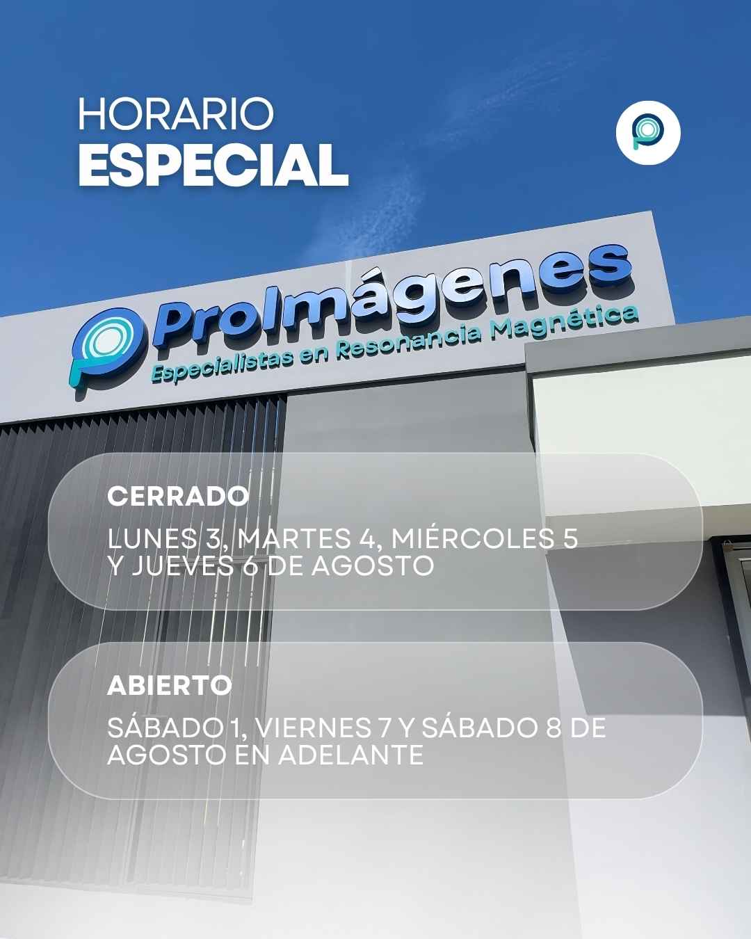 Instagram post created for Pro Imágenes