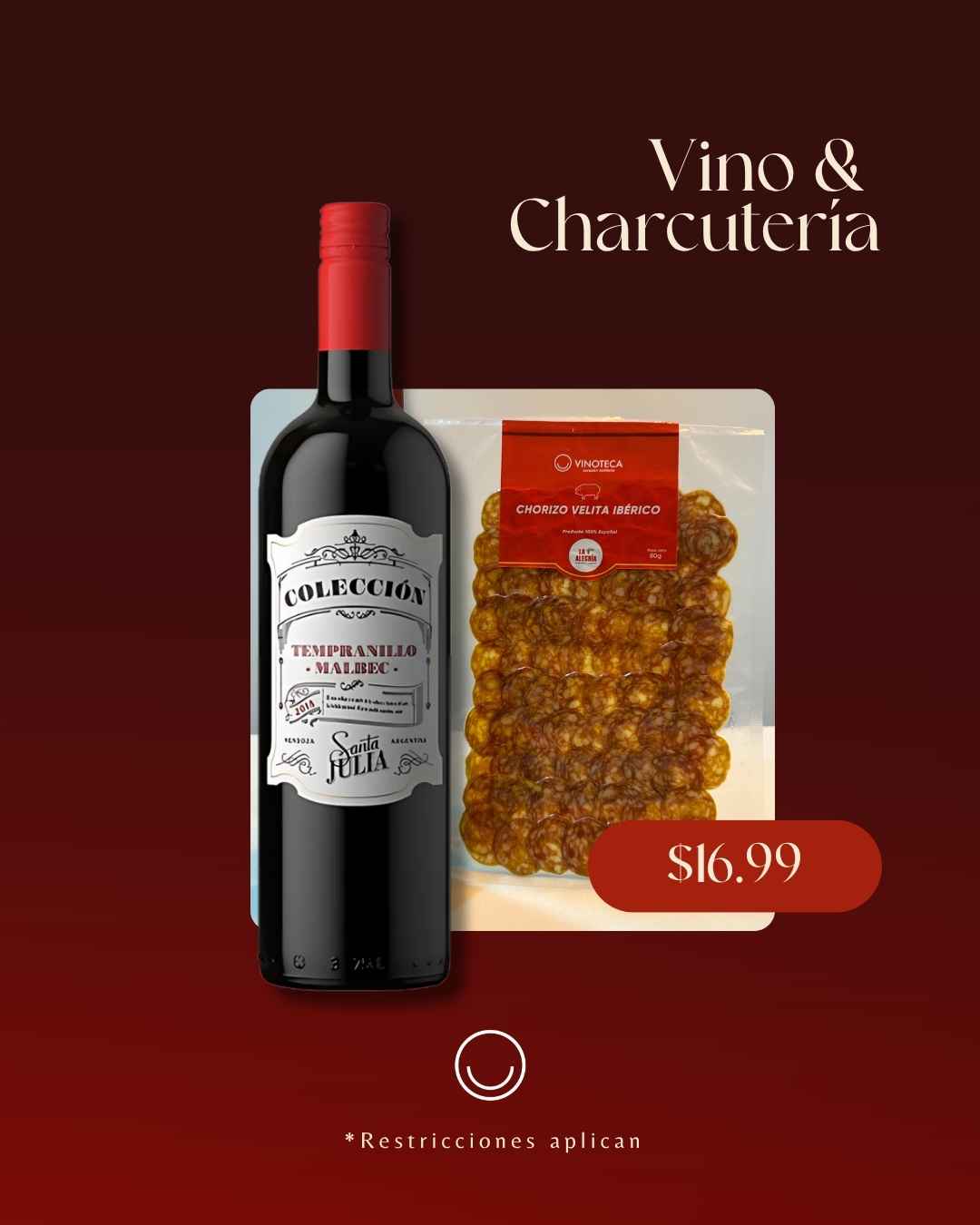 Instagram post created for Vinoteca