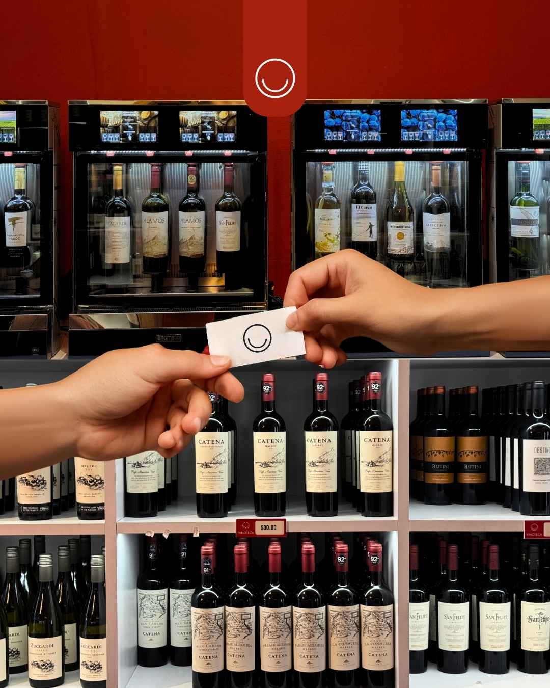 Instagram post created for Vinoteca