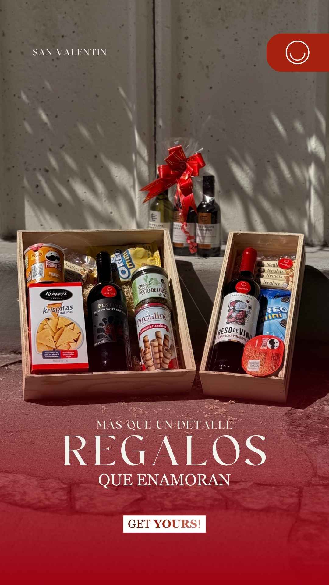 Instagram story created for Vinoteca