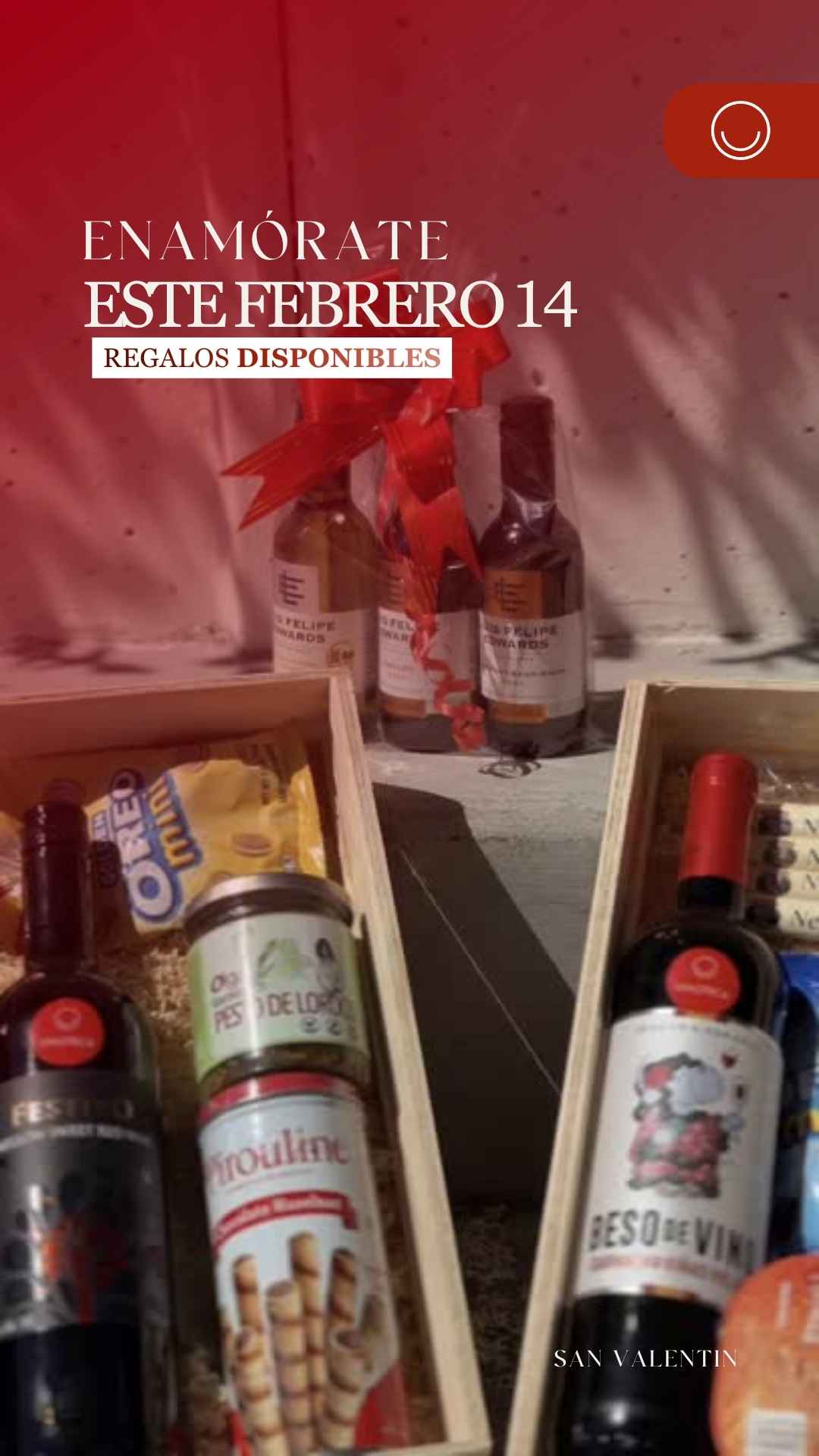 Instagram story created for Vinoteca