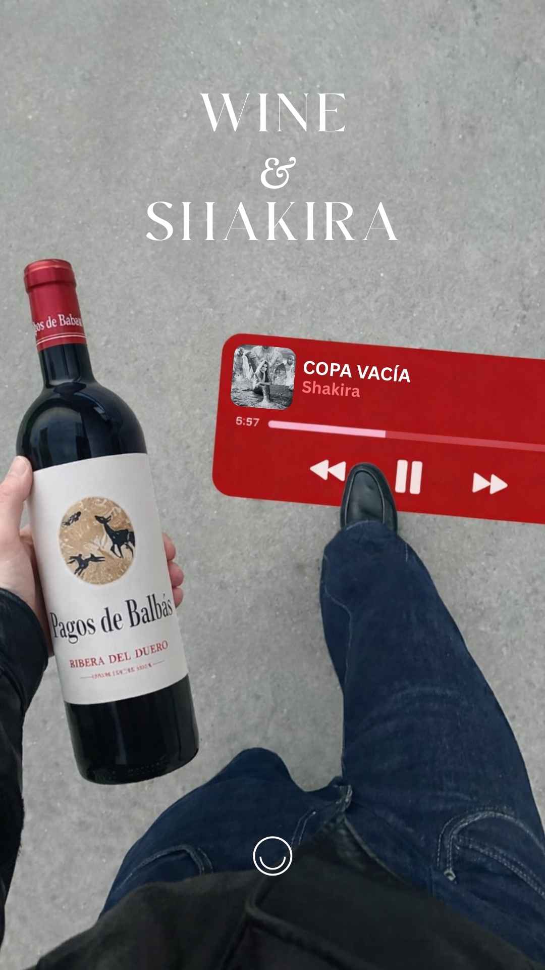 Instagram story created for Vinoteca