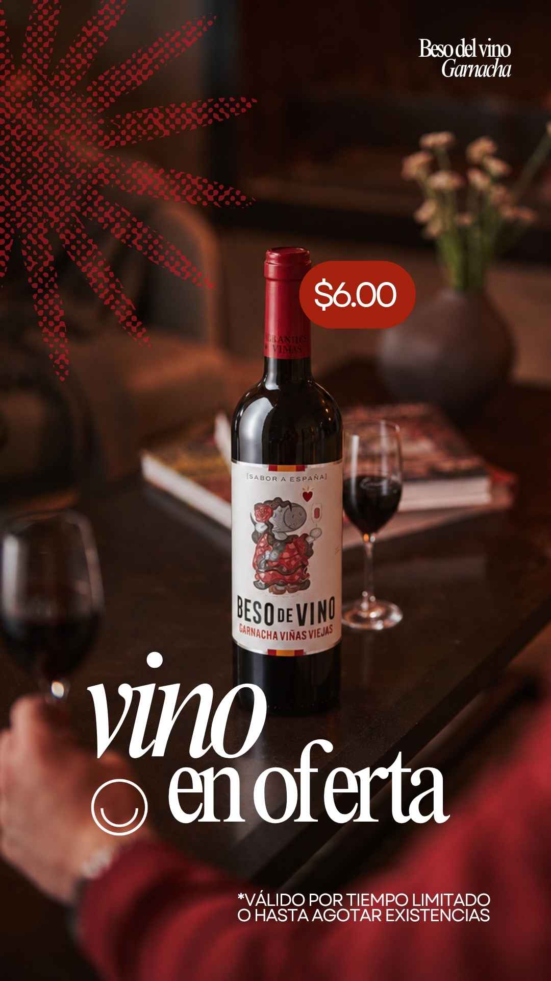 Instagram story created for Vinoteca