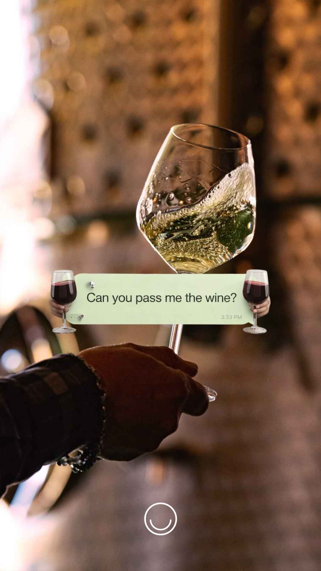 Instagram story created for Vinoteca